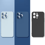 Custodia liquida con pellicola vetro per iPhone 12
