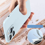 Custodia liquida con pellicola vetro per iPhone 12