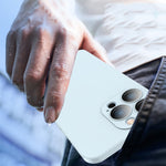 Custodia liquida con pellicola vetro per iPhone 12