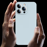 Custodia liquida con pellicola vetro per iPhone 12