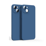 Custodia liquida con pellicola in vetro per iPhone 11