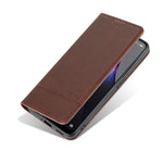 AZNS Custodia per telefono in pelle a conchiglia con struttura in vitello magnetico, For OPPO Reno8, For OPPO Reno8 Pro, For Honor 70, For Honor 70 Pro
