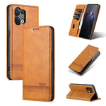 AZNS Custodia per telefono in pelle a conchiglia con struttura in vitello magnetico, For OPPO Reno8, For OPPO Reno8 Pro, For Honor 70, For Honor 70 Pro