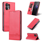 AZNS Custodia per telefono in pelle a conchiglia con struttura in vitello magnetico, For OPPO Reno8, For OPPO Reno8 Pro, For Honor 70, For Honor 70 Pro