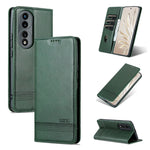 AZNS Custodia per telefono in pelle a conchiglia con struttura in vitello magnetico, For OPPO Reno8, For OPPO Reno8 Pro, For Honor 70, For Honor 70 Pro