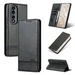 AZNS Custodia per telefono in pelle a conchiglia con struttura in vitello magnetico, For OPPO Reno8, For OPPO Reno8 Pro, For Honor 70, For Honor 70 Pro