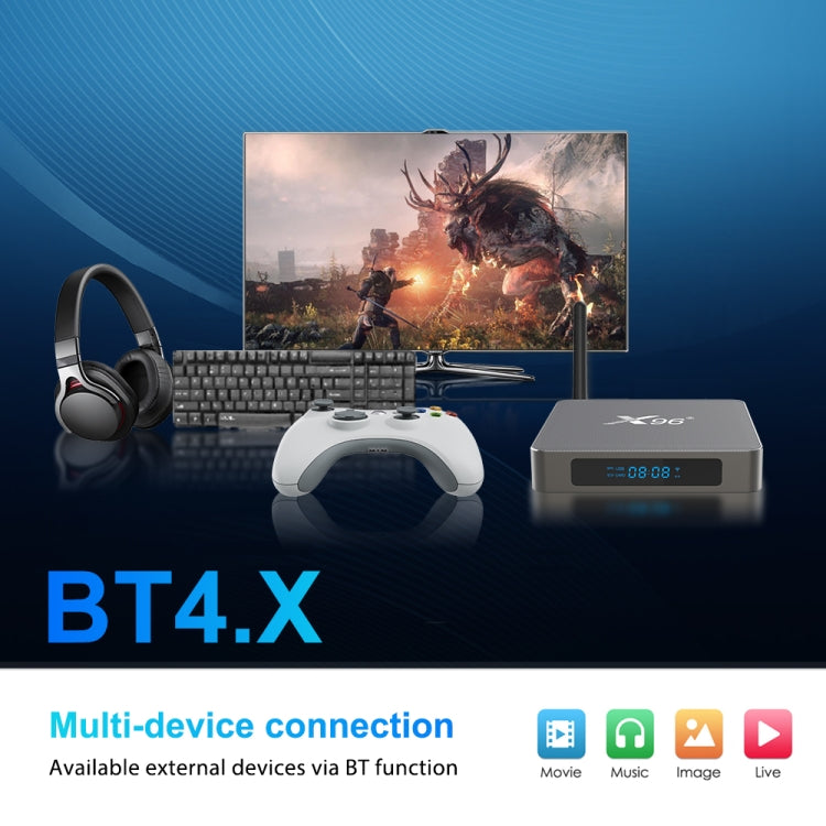 X96 X6 8K Smart TV BOX Lettore multimediale Android 11.0, RK3566 Quad Core ARM Cortex A55, RAM: 8 GB, ROM: 128 GB, 8GB+128GB, EU Plug, 8GB+128GB, US Plug, 8GB+128GB, UK Plug
