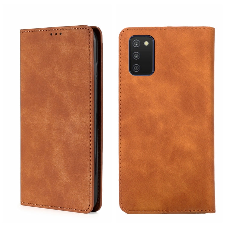 Custodia per telefono in pelle con vibrazione orizzontale magnetica Skin Feel, For Samsung Galaxy A03s 164.2mm, For Samsung Galaxy A03s US Version 165.85mm, For Samsung Galaxy A22 4G, For Samsung Galaxy A22 5G