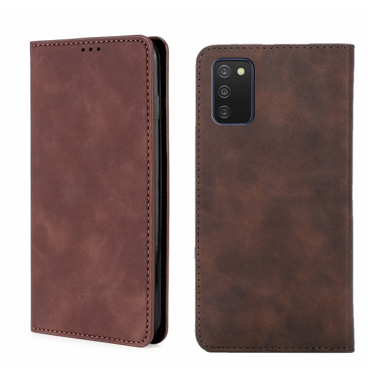 Custodia per telefono in pelle con vibrazione orizzontale magnetica Skin Feel, For Samsung Galaxy A03s 164.2mm, For Samsung Galaxy A03s US Version 165.85mm, For Samsung Galaxy A22 4G, For Samsung Galaxy A22 5G