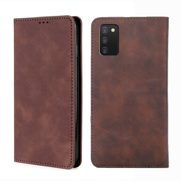 Custodia per telefono in pelle con vibrazione orizzontale magnetica Skin Feel, For Samsung Galaxy A03s 164.2mm, For Samsung Galaxy A03s US Version 165.85mm, For Samsung Galaxy A22 4G, For Samsung Galaxy A22 5G