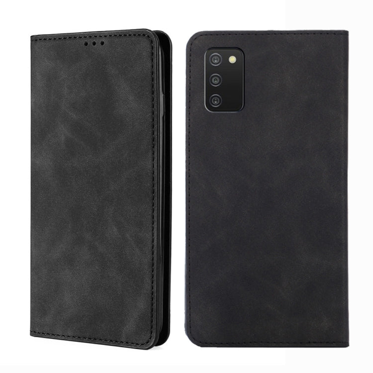 Custodia per telefono in pelle con vibrazione orizzontale magnetica Skin Feel, For Samsung Galaxy A03s 164.2mm, For Samsung Galaxy A03s US Version 165.85mm, For Samsung Galaxy A22 4G, For Samsung Galaxy A22 5G