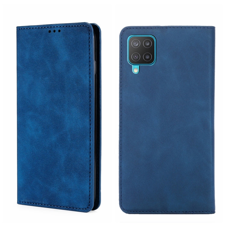 Custodia per telefono in pelle con vibrazione orizzontale magnetica Skin Feel, For Samsung Galaxy A22 5G JP Version, For Samsung Galaxy F52 5G, For Samsung Galaxy M12/F12, For Samsung Galaxy M52 5G