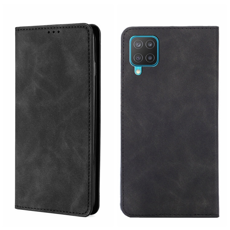 Custodia per telefono in pelle con vibrazione orizzontale magnetica Skin Feel, For Samsung Galaxy A22 5G JP Version, For Samsung Galaxy F52 5G, For Samsung Galaxy M12/F12, For Samsung Galaxy M52 5G