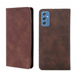 Custodia per telefono in pelle con vibrazione orizzontale magnetica Skin Feel, For Samsung Galaxy A22 5G JP Version, For Samsung Galaxy F52 5G, For Samsung Galaxy M12/F12, For Samsung Galaxy M52 5G