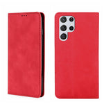 Custodia per telefono in pelle con vibrazione orizzontale magnetica Skin Feel, For Samsung Galaxy S22 5G, For Samsung Galaxy S22+ 5G, For Samsung Galaxy S22 Ultra 5G
