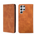 Custodia per telefono in pelle con vibrazione orizzontale magnetica Skin Feel, For Samsung Galaxy S22 5G, For Samsung Galaxy S22+ 5G, For Samsung Galaxy S22 Ultra 5G