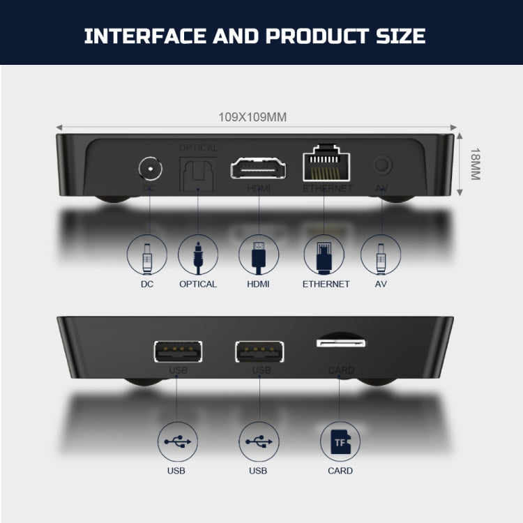 X96Q PRO 4K Smart TV BOX Lettore multimediale Android 10.0, Allwinner H313 Quad Core ARM Cortex A53, RAM: 1 GB, ROM: 8 GB, 1GB+8GB, EU Plug, 1GB+8GB, US Plug, 1GB+8GB, UK Plug