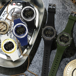 SANDA 6093 Orologio digitale elettronico luminoso impermeabile