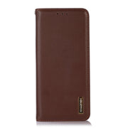 KHAZNEH Custodia per telefono in pelle di vacchetta con strato superiore nappa, For iPhone 14, For iPhone 14 Plus, For iPhone 14 Pro Max, For iPhone 14 Pro