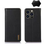 Custodia portafoglio in pelle per iPhone 14 Pro Max