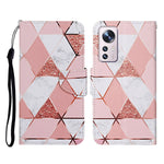 Custodia per cellulare in pelle con motivo a disegno colorato, For Xiaomi 12 Lite