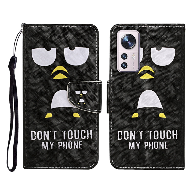 Custodia per cellulare in pelle con motivo a disegno colorato, For Xiaomi 12 Lite