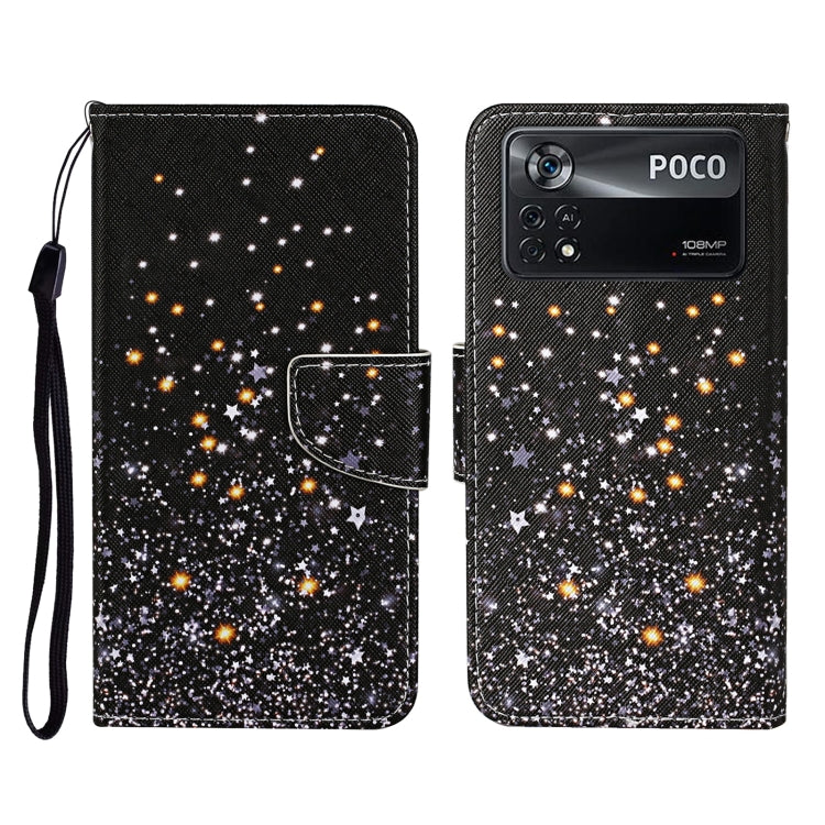 Custodia per cellulare in pelle con motivo a disegno colorato, For Xiaomi Poco X4 Pro 5G