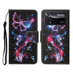 Custodia per cellulare in pelle con motivo a disegno colorato, For Xiaomi Poco X4 Pro 5G