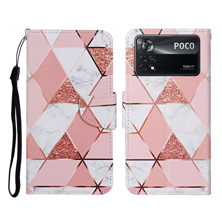 Custodia per cellulare in pelle con motivo a disegno colorato, For Xiaomi Poco X4 Pro 5G