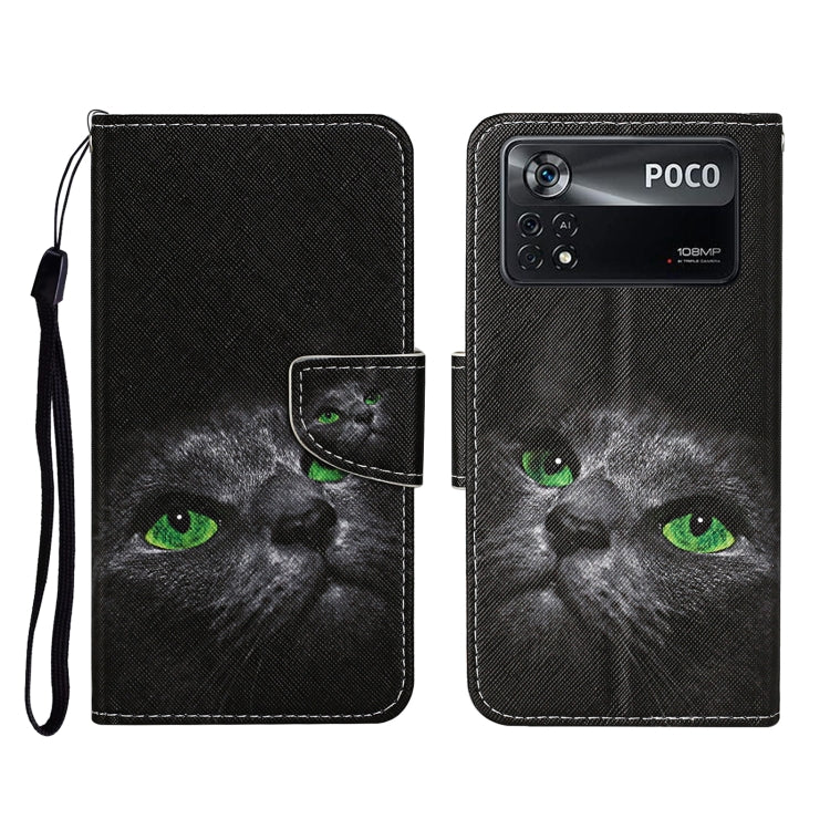 Custodia per cellulare in pelle con motivo a disegno colorato, For Xiaomi Poco X4 Pro 5G