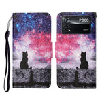 Custodia per cellulare in pelle con motivo a disegno colorato, For Xiaomi Poco X4 Pro 5G