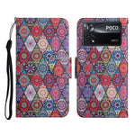 Custodia per cellulare in pelle con motivo a disegno colorato, For Xiaomi Poco X4 Pro 5G