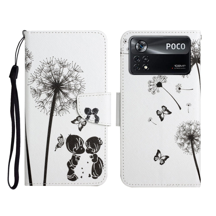Custodia per cellulare in pelle con motivo a disegno colorato, For Xiaomi Poco X4 Pro 5G