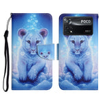 Custodia per cellulare in pelle con motivo a disegno colorato, For Xiaomi Poco X4 Pro 5G