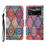 Custodia per cellulare in pelle con motivo a disegno colorato, For Xiaomi Poco X4 Pro 5G