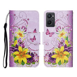 Custodia per cellulare in pelle con motivo a disegno colorato, For OPPO A96 4G / Realme 9i