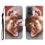 Custodia per cellulare in pelle con motivo a disegno colorato, For OPPO A96 4G / Realme 9i