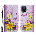 Custodia per cellulare in pelle con motivo a disegno colorato, For OPPO Find X5