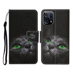 Custodia per cellulare in pelle con motivo a disegno colorato, For OPPO Find X5 Pro