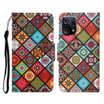 Custodia per cellulare in pelle con motivo a disegno colorato, For OPPO Find X5 Pro