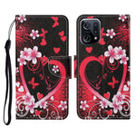 Custodia per cellulare in pelle con motivo a disegno colorato, For OPPO Find X5 Pro
