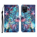 Custodia per cellulare in pelle con motivo a disegno colorato, For OPPO Find X5 Pro
