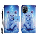 Custodia per cellulare in pelle con motivo a disegno colorato, For OPPO Find X5 Pro