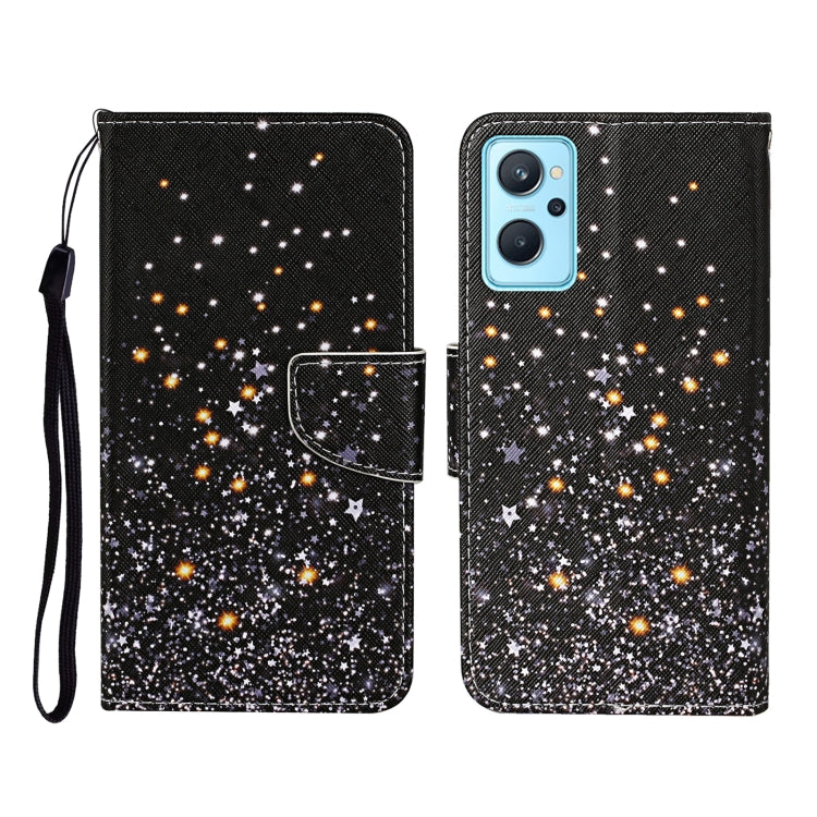 Custodia per cellulare in pelle con motivo a disegno colorato, For Realme 9i