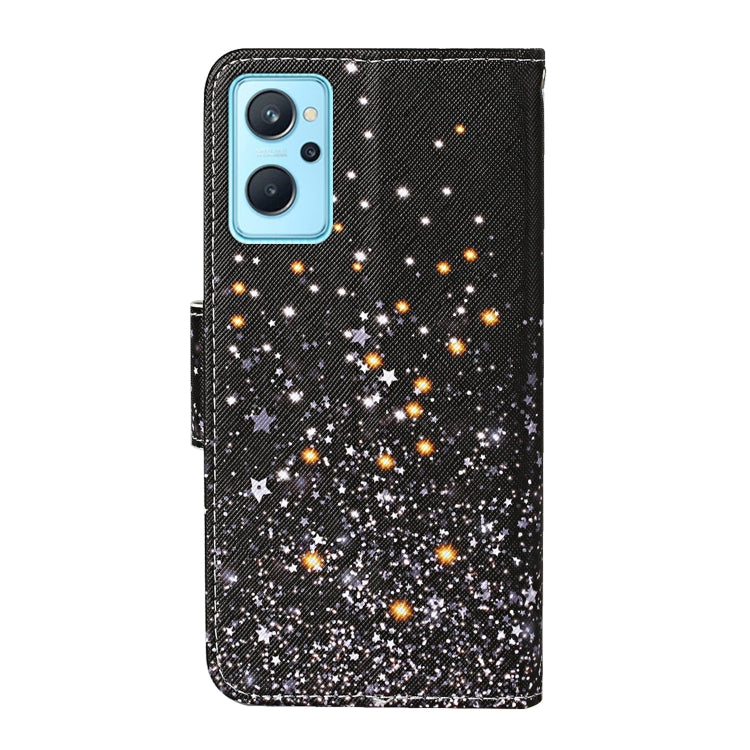 Custodia per cellulare in pelle con motivo a disegno colorato, For Realme 9i