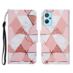 Custodia per cellulare in pelle con motivo a disegno colorato, For Realme 9i