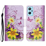 Custodia per cellulare in pelle con motivo a disegno colorato, For Realme 9i