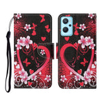 Custodia per cellulare in pelle con motivo a disegno colorato, For Realme 9i