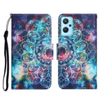 Custodia per cellulare in pelle con motivo a disegno colorato, For Realme 9i