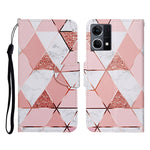 Custodia per cellulare in pelle con motivo a disegno colorato, For OPPO Reno7 4G